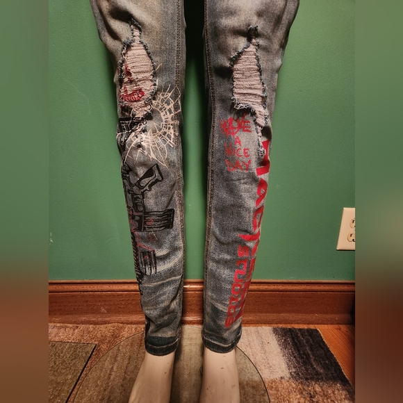 Mackeen men's skinny jeans - Picture 1 of 8